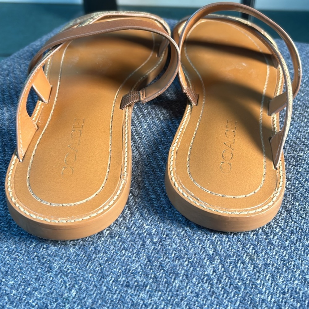 Coach Harlan signature sandal size 9 - Picture 7 of 7